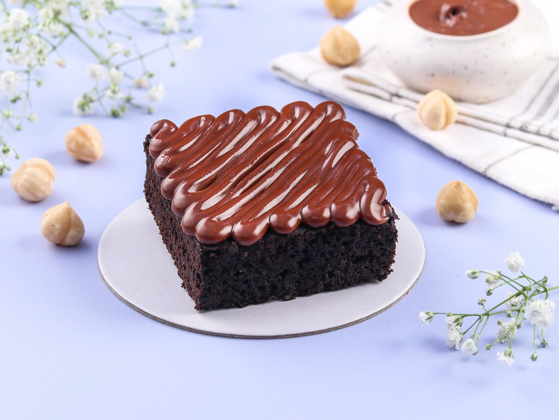 Baker preparing dough